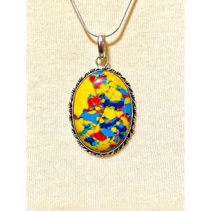 🌈 Beautiful vibrant mosaic jasper Gemstone